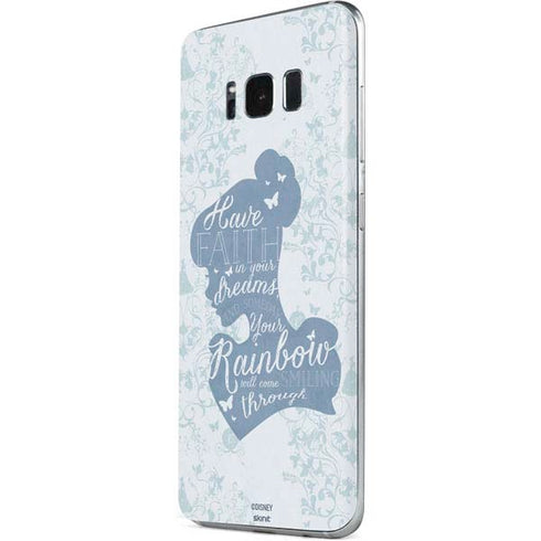 Disney Cinderella Faith In Your Dreams Silhouette Galaxy S8 Plus Skin